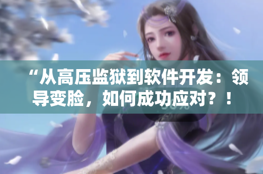 “從高壓監(jiān)獄到軟件開發(fā)：領(lǐng)導(dǎo)變臉，如何成功應(yīng)對(duì)？！”