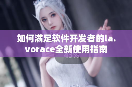 如何滿足軟件開發(fā)者的la.vorace全新使用指南