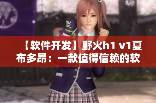 【軟件開發(fā)】野火h1 v1夏布多昂：一款值得信賴的軟件開發(fā)工具