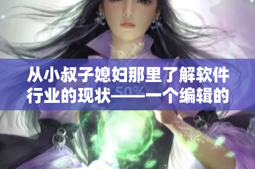 從小叔子媳婦那里了解軟件行業(yè)的現(xiàn)狀——一個(gè)編輯的經(jīng)驗(yàn)分享