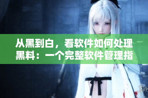 從黑到白，看軟件如何處理黑料：一個完整軟件管理指南