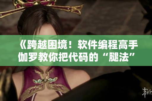 《跨越困境！軟件編程高手伽羅教你把代碼的“腿法”練到極致！》