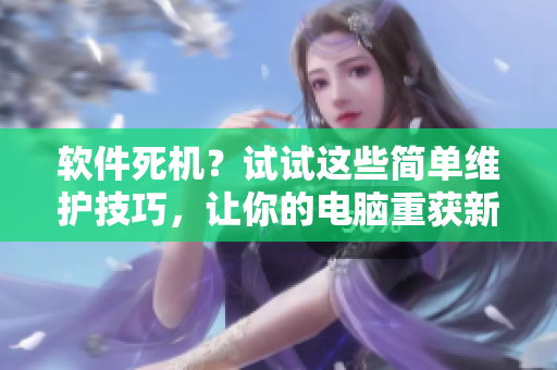 軟件死機？試試這些簡單維護技巧，讓你的電腦重獲新生！