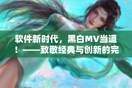 軟件新時(shí)代，黑白MV當(dāng)?shù)?！——致敬?jīng)典與創(chuàng)新的完美融合
