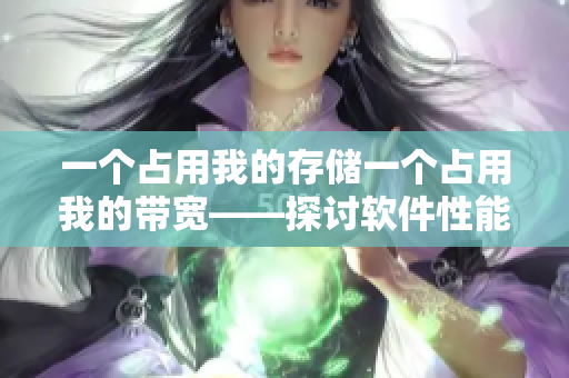 一個(gè)占用我的存儲(chǔ)一個(gè)占用我的帶寬——探討軟件性能及帶寬利用率的問(wèn)題