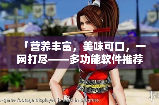 「營(yíng)養(yǎng)豐富，美味可口，一網(wǎng)打盡——多功能軟件推薦」