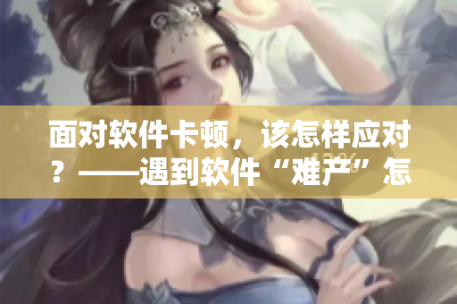面對(duì)軟件卡頓，該怎樣應(yīng)對(duì)？——遇到軟件“難產(chǎn)”怎么辦