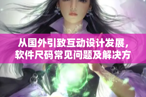 從國外引致互動設(shè)計發(fā)展，軟件尺碼常見問題及解決方案