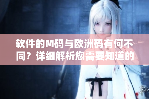 軟件的M碼與歐洲碼有何不同？詳細解析您需要知道的所有要點