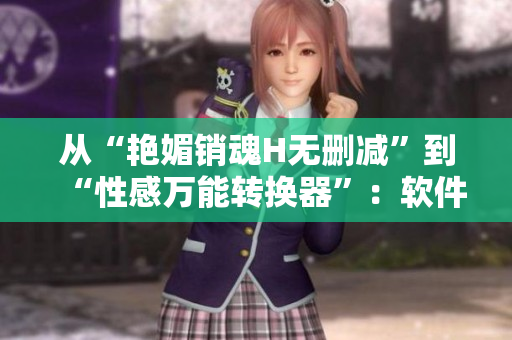從“艷媚銷魂H無刪減”到“性感萬能轉(zhuǎn)換器”：軟件領(lǐng)域的轉(zhuǎn)型與突破。