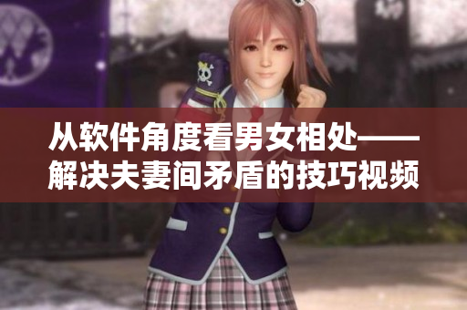 從軟件角度看男女相處——解決夫妻間矛盾的技巧視頻素材