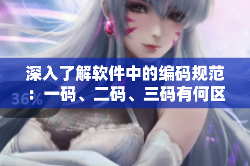 深入了解軟件中的編碼規(guī)范：一碼、二碼、三碼有何區(qū)別？
