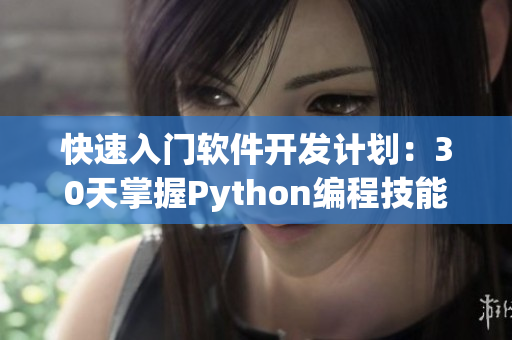 快速入門軟件開發(fā)計劃：30天掌握Python編程技能