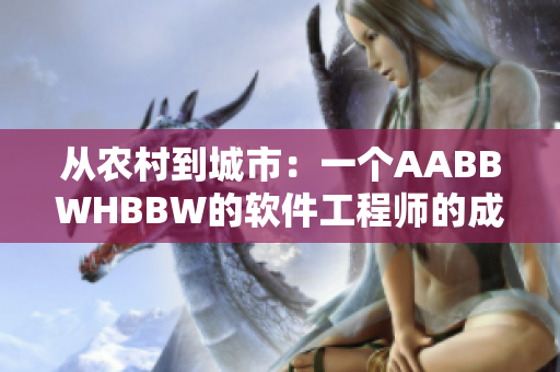 從農(nóng)村到城市：一個AABBWHBBW的軟件工程師的成長之路