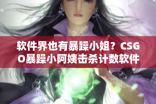 軟件界也有暴躁小姐？CSGO暴躁小阿姨擊殺計數(shù)軟件問世！