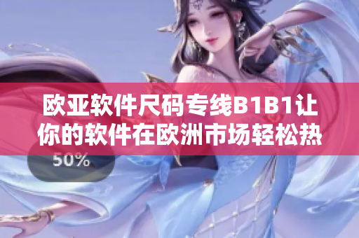 歐亞軟件尺碼專線B1B1讓你的軟件在歐洲市場輕松熱賣