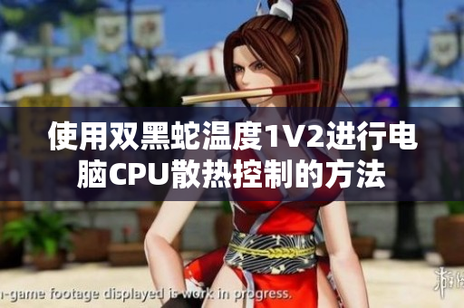 使用雙黑蛇溫度1V2進(jìn)行電腦CPU散熱控制的方法