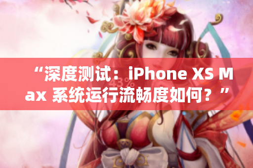 “深度測試：iPhone XS Max 系統(tǒng)運(yùn)行流暢度如何？”