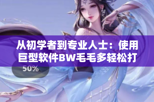 從初學者到專業(yè)人士：使用巨型軟件BW毛毛多輕松打造高效工作流程