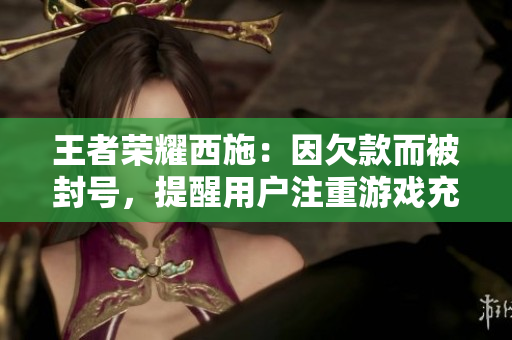 王者榮耀西施：因欠款而被封號，提醒用戶注重游戲充值風(fēng)險(xiǎn)