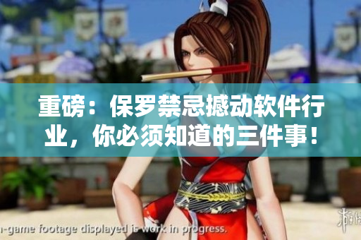 重磅：保羅禁忌撼動軟件行業(yè)，你必須知道的三件事！