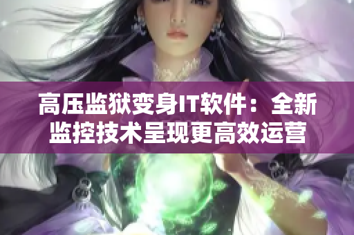 高壓監(jiān)獄變身IT軟件：全新監(jiān)控技術(shù)呈現(xiàn)更高效運(yùn)營