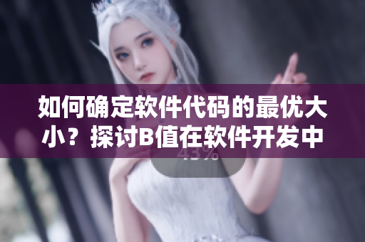 如何確定軟件代碼的最優(yōu)大小？探討B(tài)值在軟件開發(fā)中的影響