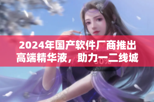 2024年國產(chǎn)軟件廠商推出高端精華液，助力一二線城市IT產(chǎn)業(yè)升級