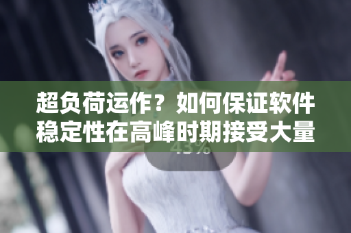 超負荷運作？如何保證軟件穩(wěn)定性在高峰時期接受大量訪問
