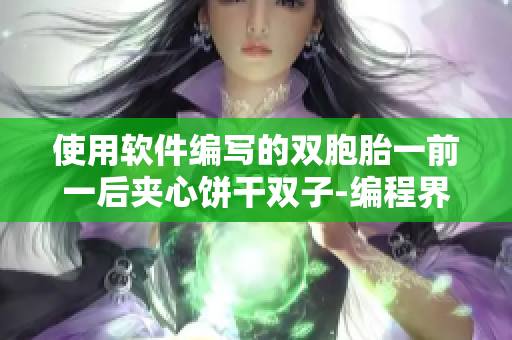 使用軟件編寫(xiě)的雙胞胎一前一后夾心餅干雙子-編程界的制造奇跡