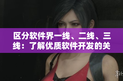 區(qū)分軟件界一線、二線、三線：了解優(yōu)質(zhì)軟件開發(fā)的關(guān)鍵