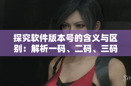 探究軟件版本號的含義與區(qū)別：解析一碼、二碼、三碼的區(qū)別