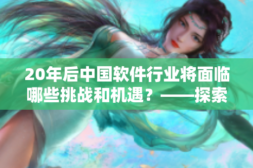 20年后中國軟件行業(yè)將面臨哪些挑戰(zhàn)和機(jī)遇？——探索中國軟件行業(yè)發(fā)展前景