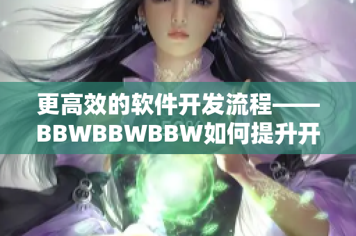 更高效的軟件開發(fā)流程——BBWBBWBBW如何提升開發(fā)效率