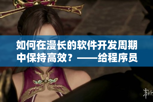 如何在漫長的軟件開發(fā)周期中保持高效？——給程序員的建議