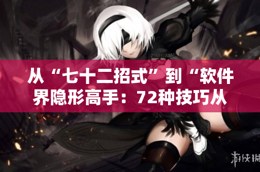 從“七十二招式”到“軟件界隱形高手：72種技巧從入門到精通”