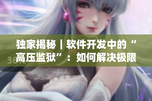 獨家揭秘｜軟件開發(fā)中的“高壓監(jiān)獄”：如何解決極限壓力下的Bug挑戰(zhàn)