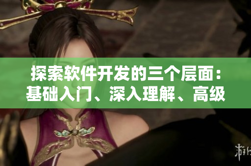 探索軟件開發(fā)的三個(gè)層面：基礎(chǔ)入門、深入理解、高級(jí)實(shí)踐