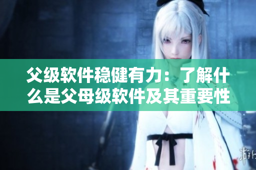 父級軟件穩(wěn)健有力：了解什么是父母級軟件及其重要性