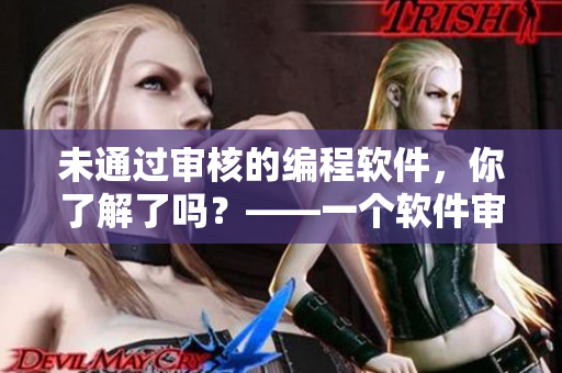 未通過(guò)審核的編程軟件，你了解了嗎？——一個(gè)軟件審核故事