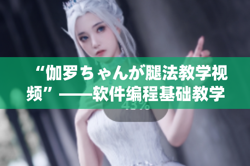 “伽羅ちゃんが腿法教學(xué)視頻”——軟件編程基礎(chǔ)教學(xué)視頻