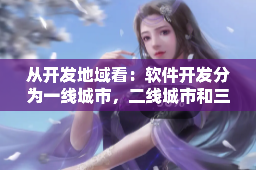 從開發(fā)地域看：軟件開發(fā)分為一線城市，二線城市和三線城市