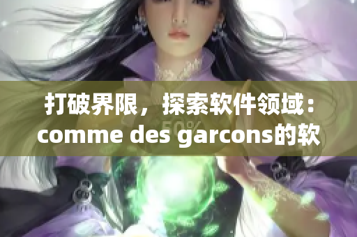 打破界限，探索軟件領域：comme des garcons的軟件化創(chuàng)作策略