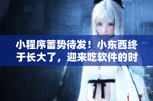 小程序蓄勢待發(fā)！小東西終于長大了，迎來吃軟件的時(shí)刻