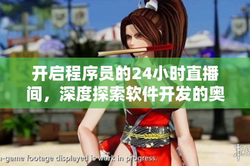 開啟程序員的24小時直播間，深度探索軟件開發(fā)的奧秘