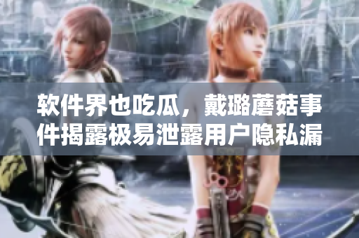 軟件界也吃瓜，戴璐蘑菇事件揭露極易泄露用戶(hù)隱私漏洞