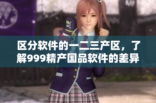 區(qū)分軟件的一二三產(chǎn)區(qū)，了解999精產(chǎn)國(guó)品軟件的差異！