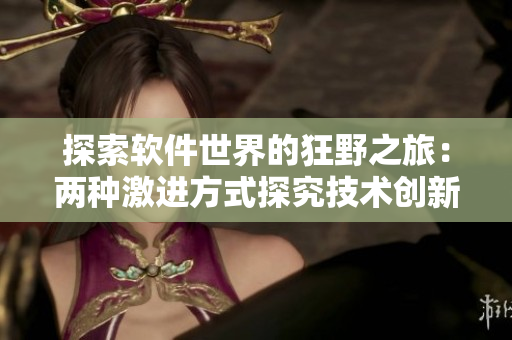 探索軟件世界的狂野之旅：兩種激進方式探究技術(shù)創(chuàng)新！