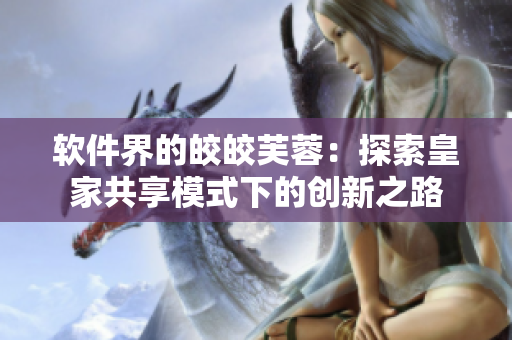 軟件界的皎皎芙蓉：探索皇家共享模式下的創(chuàng)新之路