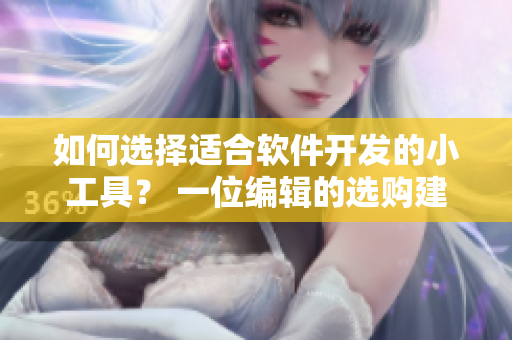 如何選擇適合軟件開發(fā)的小工具？ 一位編輯的選購建議